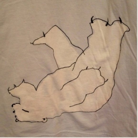 Vintage Marc by Marc Jacobs 100% cotton polar bear whimsical novelty t-shirt - Picture 2 of 6